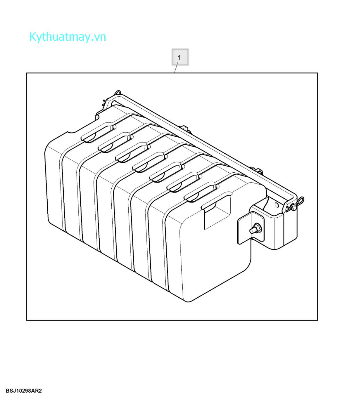 Phụ tùng nối, trọng lượng phía trước - ST860460